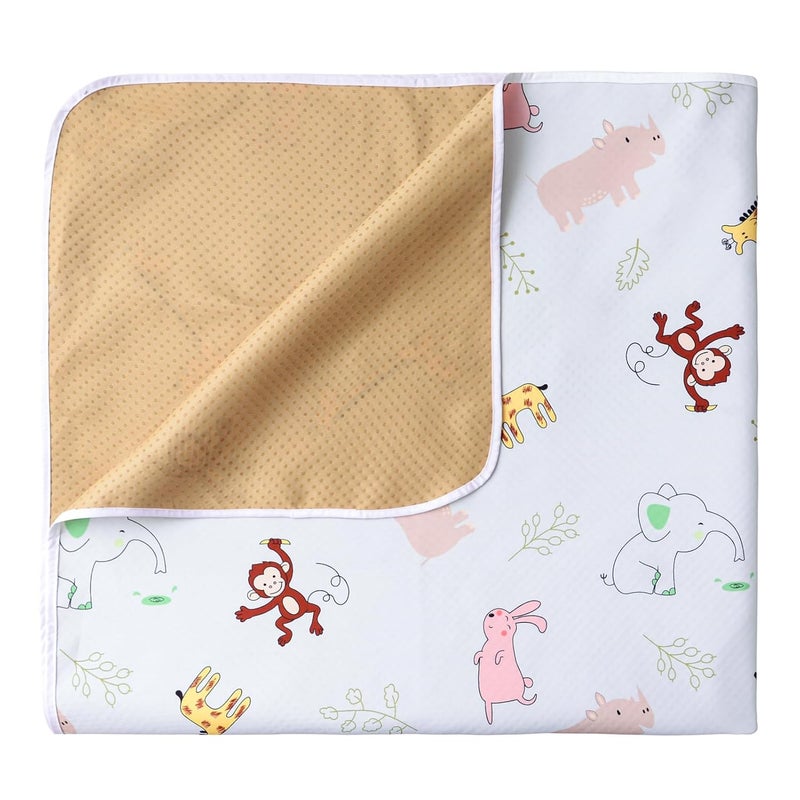 CLCROBD Baby Splat Floor Mat for Under High Chair/Arts/Crafts by , 51" Waterproof Anti-Slip Food Splash Spill Mess Mat, Washable Floor Protector Mat and Table Cloth - Image 2